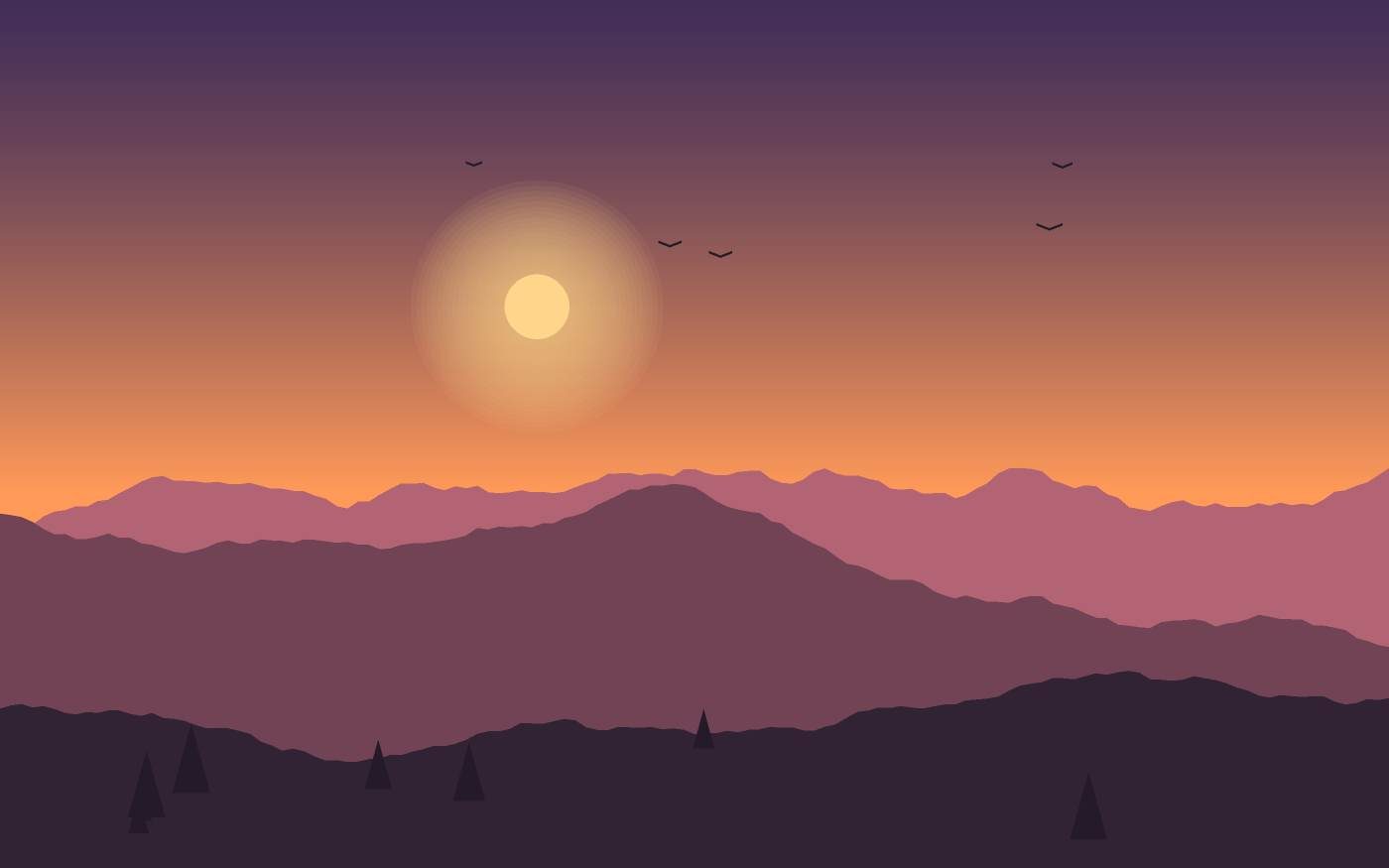 Landschaftsillustration