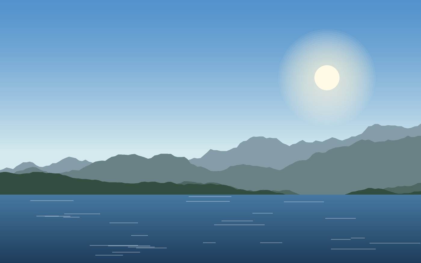 Landschaftsillustration