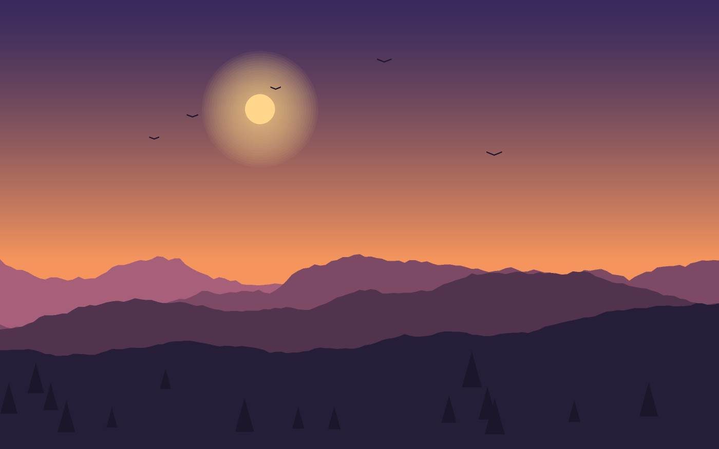 Landschaftsillustration