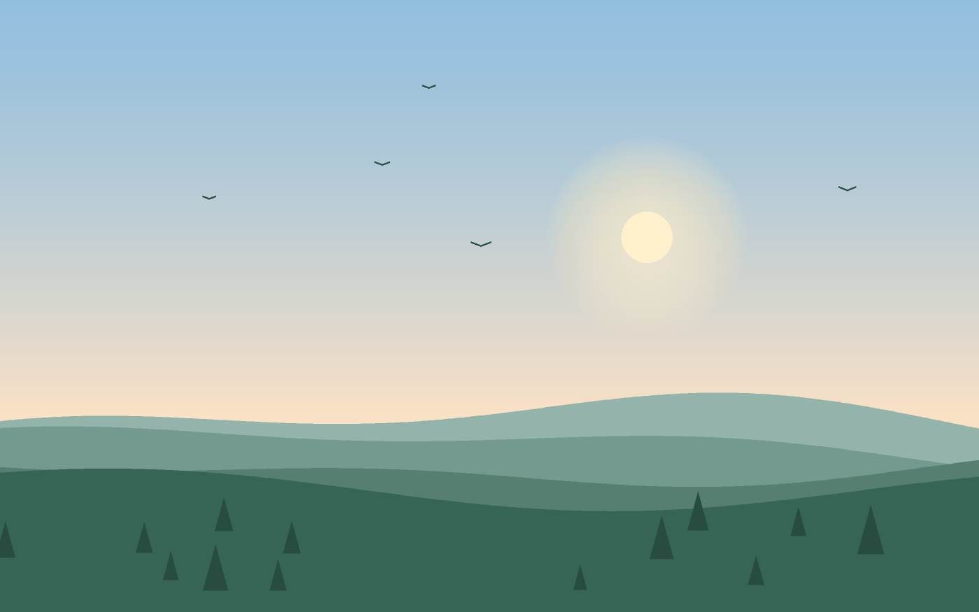 Landschapsillustratie