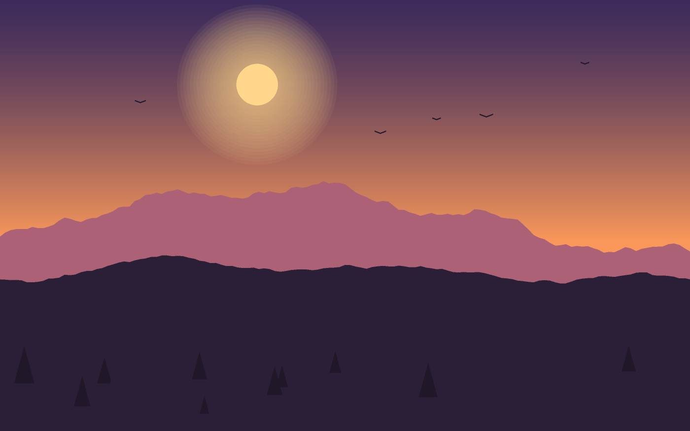 Landschaftsillustration