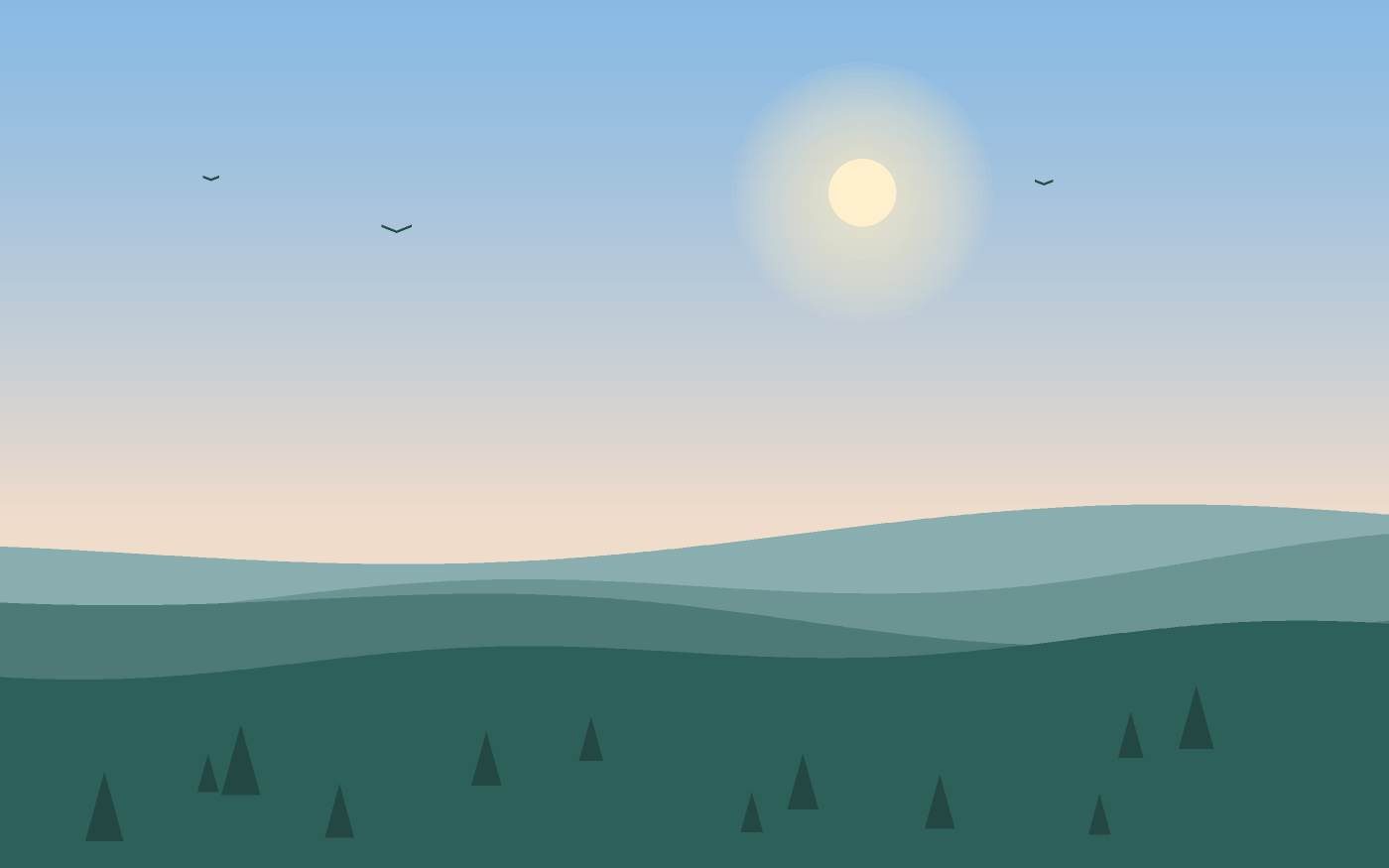 Landschaftsillustration