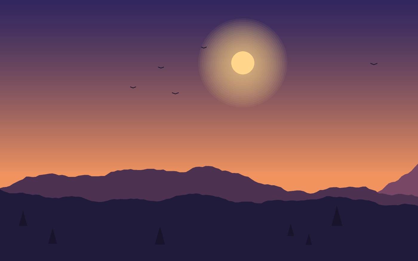 Landschaftsillustration