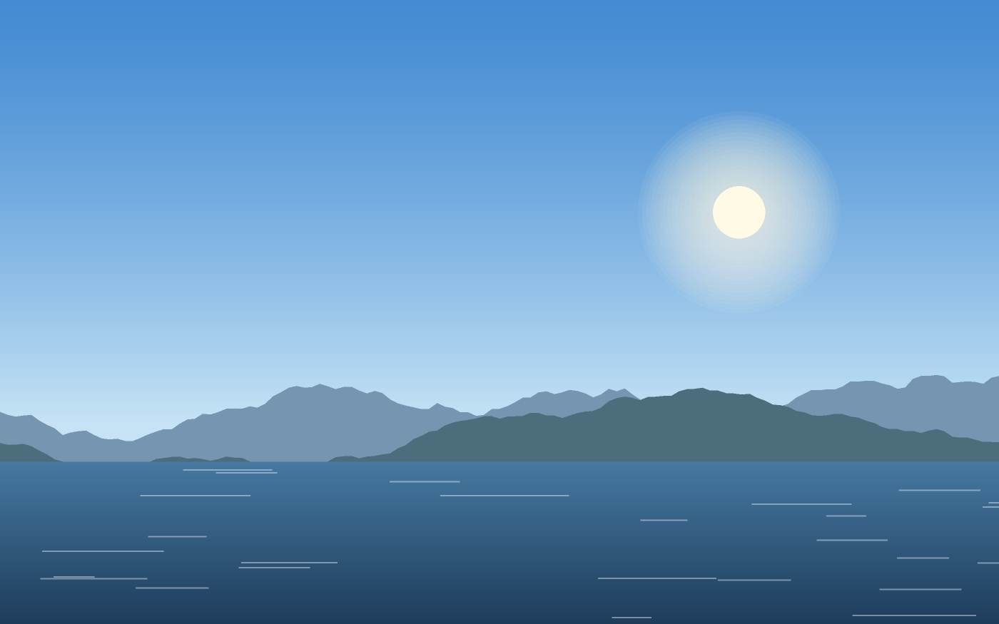 Landschaftsillustration