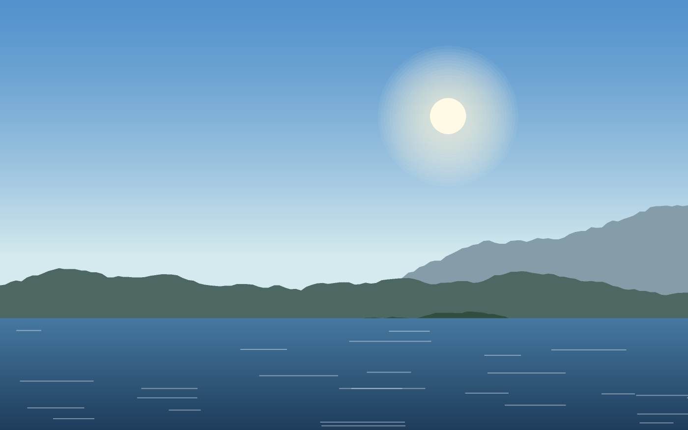 Landschaftsillustration