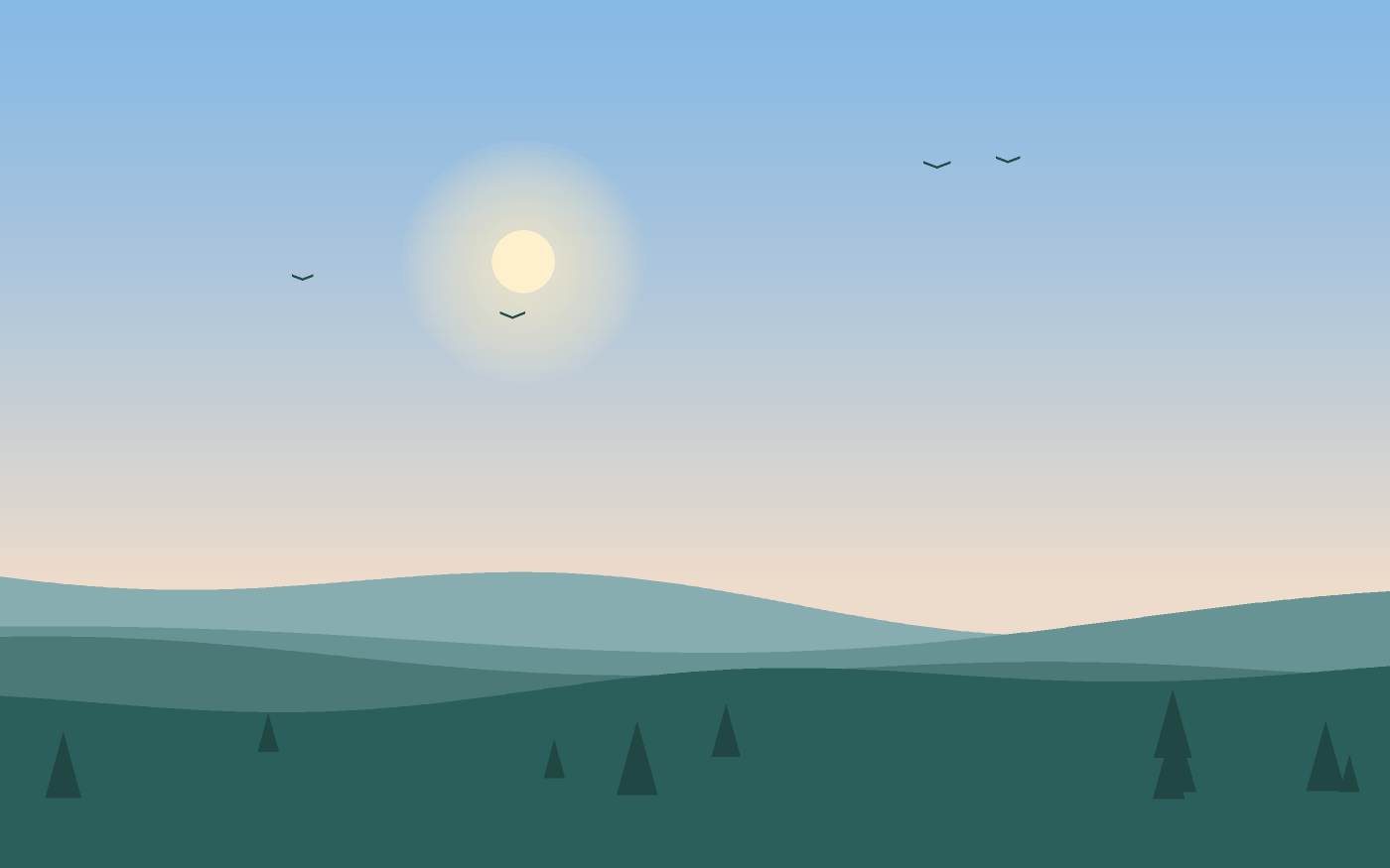 Landschaftsillustration