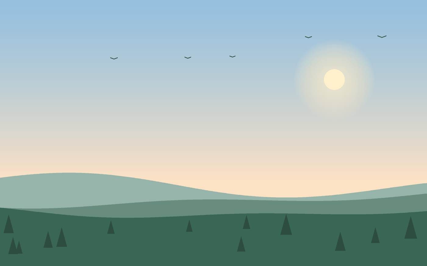 Landschaftsillustration