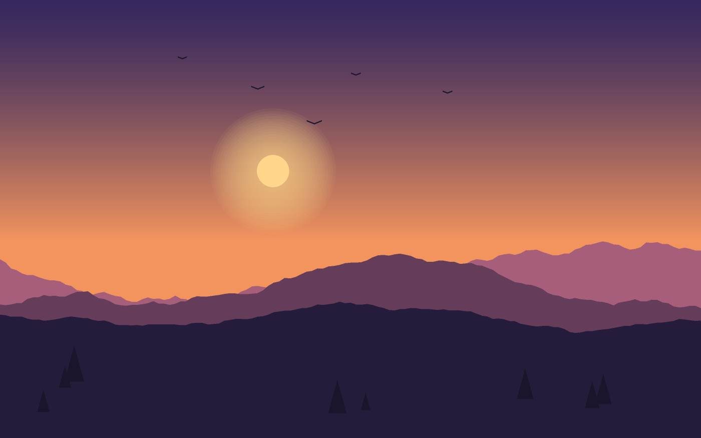 Ilustracja krajobrazu