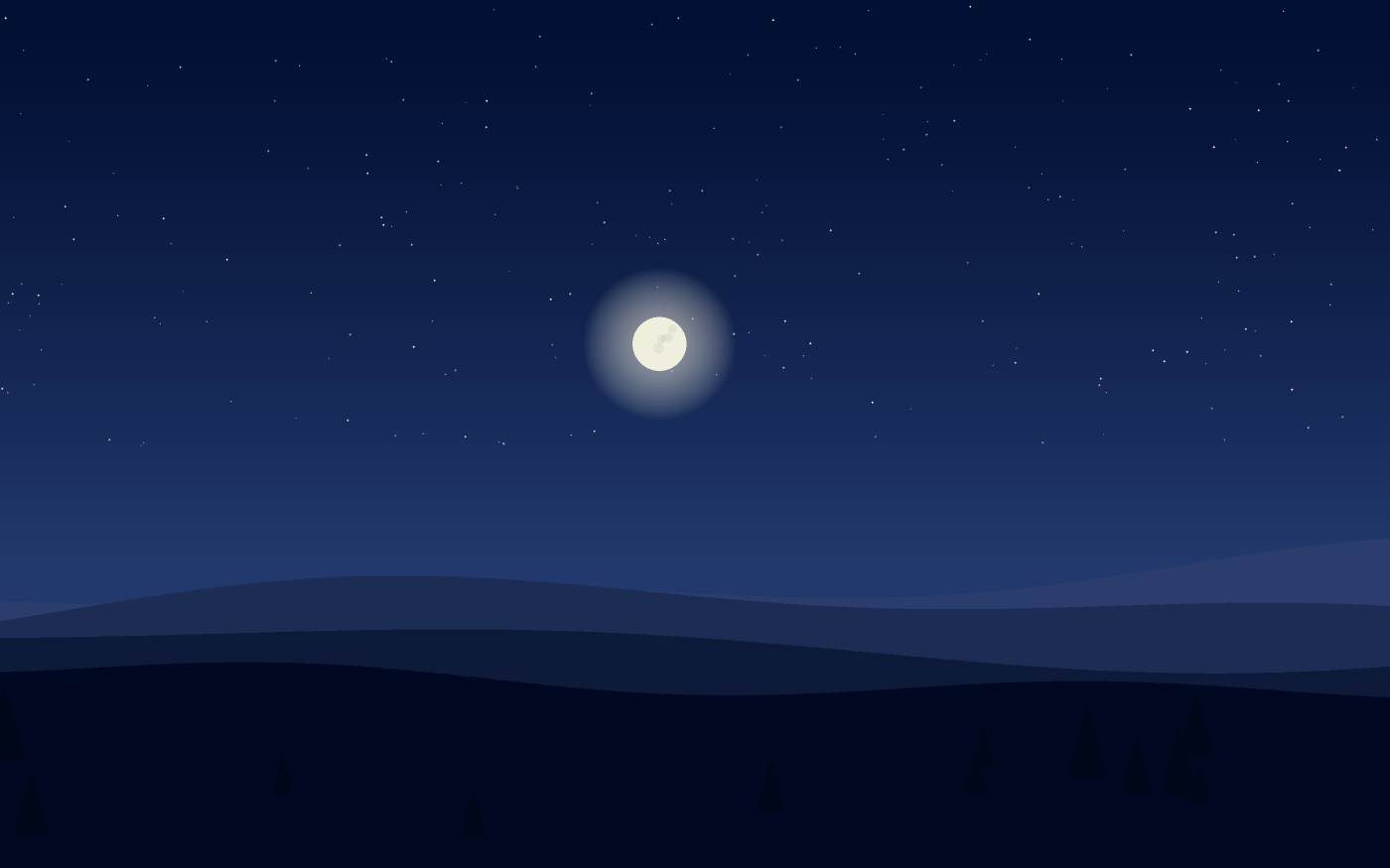 Ilustração de uma paisagem